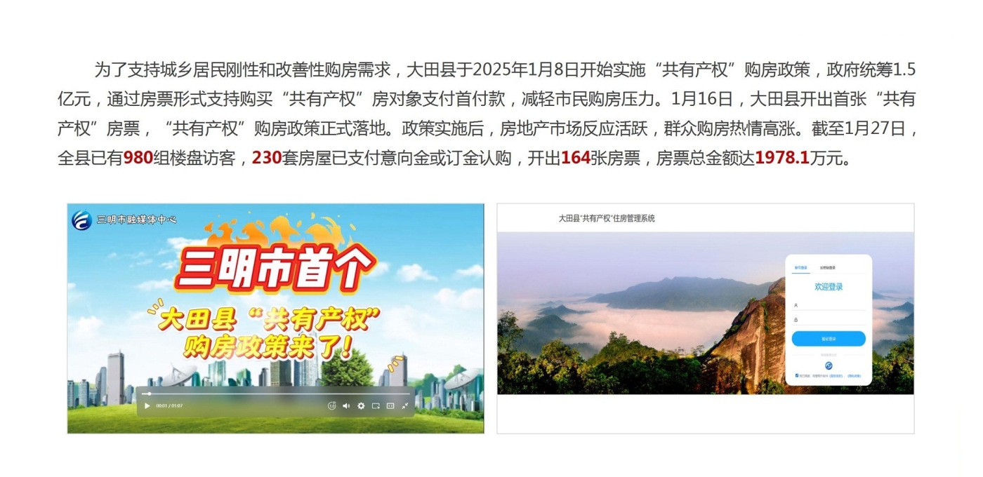 三明市大田縣共有產權住房管理系統